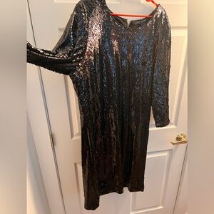 Beautiful sequined black dress🖤🎶